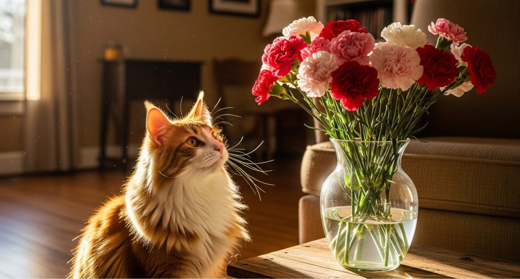 Are Carnations Toxic to Cats