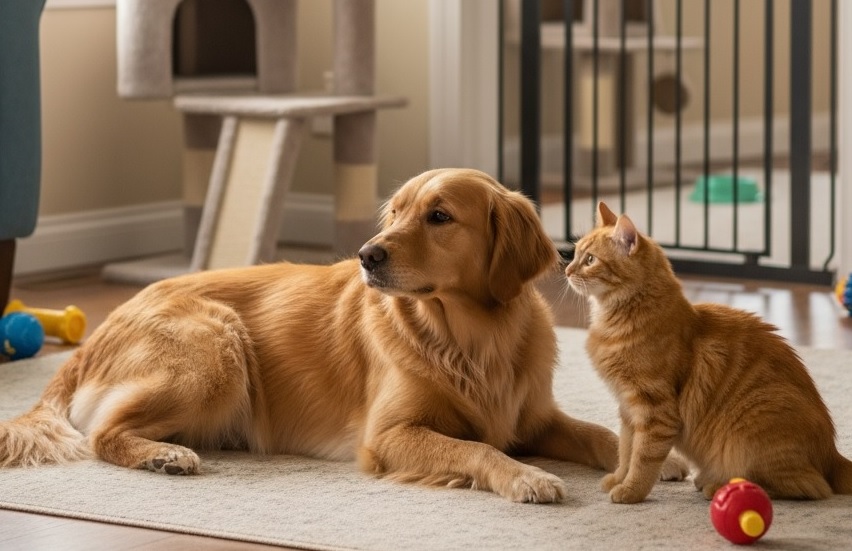 How to Introduce a Dog to a Cat