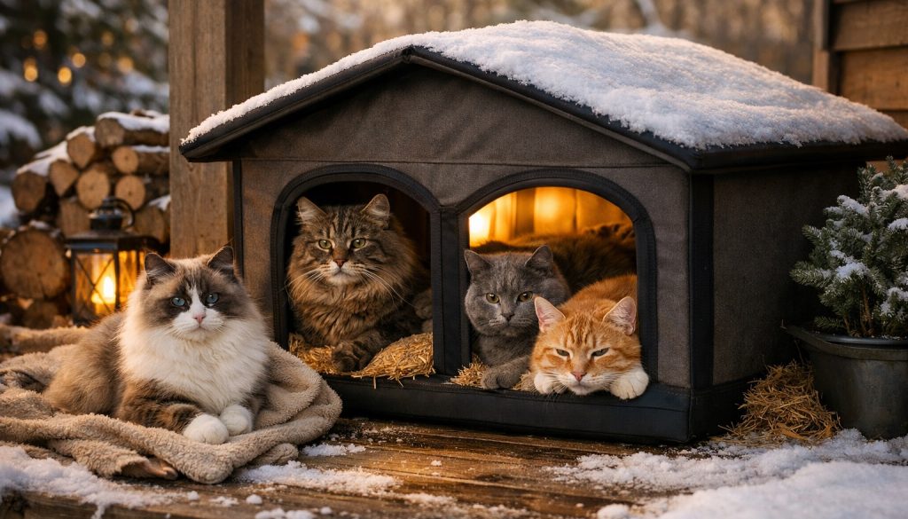 Best Outdoor Heated Cat House For Multiple Cats