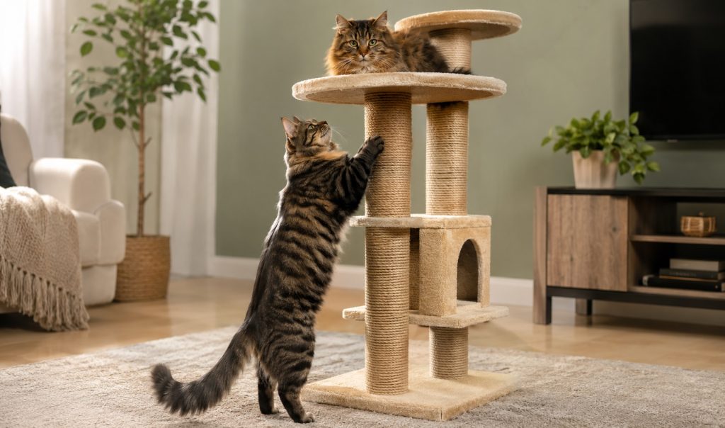 Best Cat Scratching Post For Large Cats