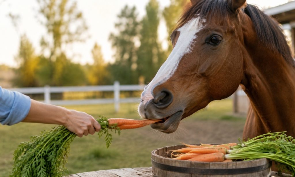 Can Horses Eat Carrots