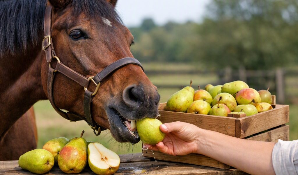 Can Horses Eat Pears