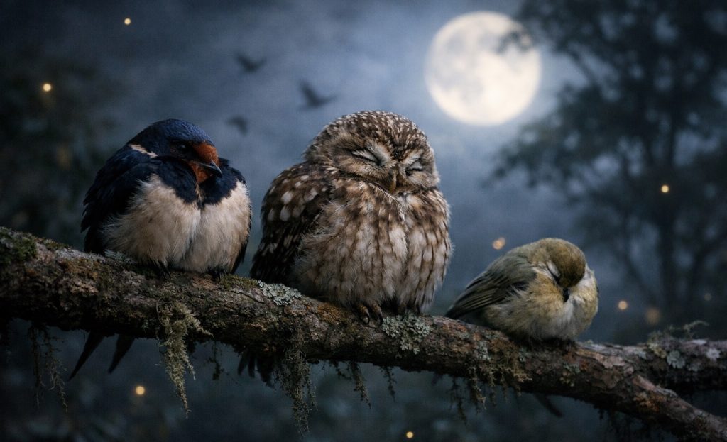How Do Birds Sleep