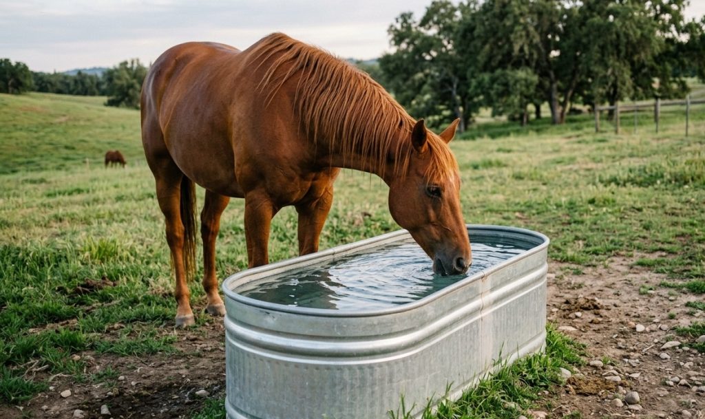 How Many Gallons Of Water Do Horses Drink A Day