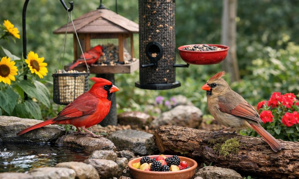 How To Attract Cardinals Birds