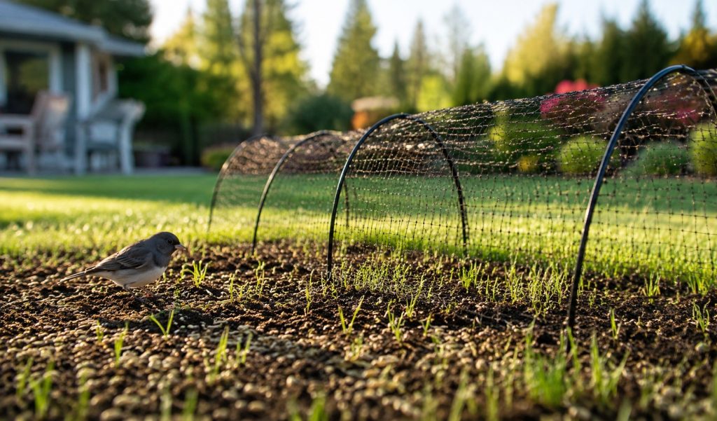 How To Prevent Birds From Eating Grass Seed