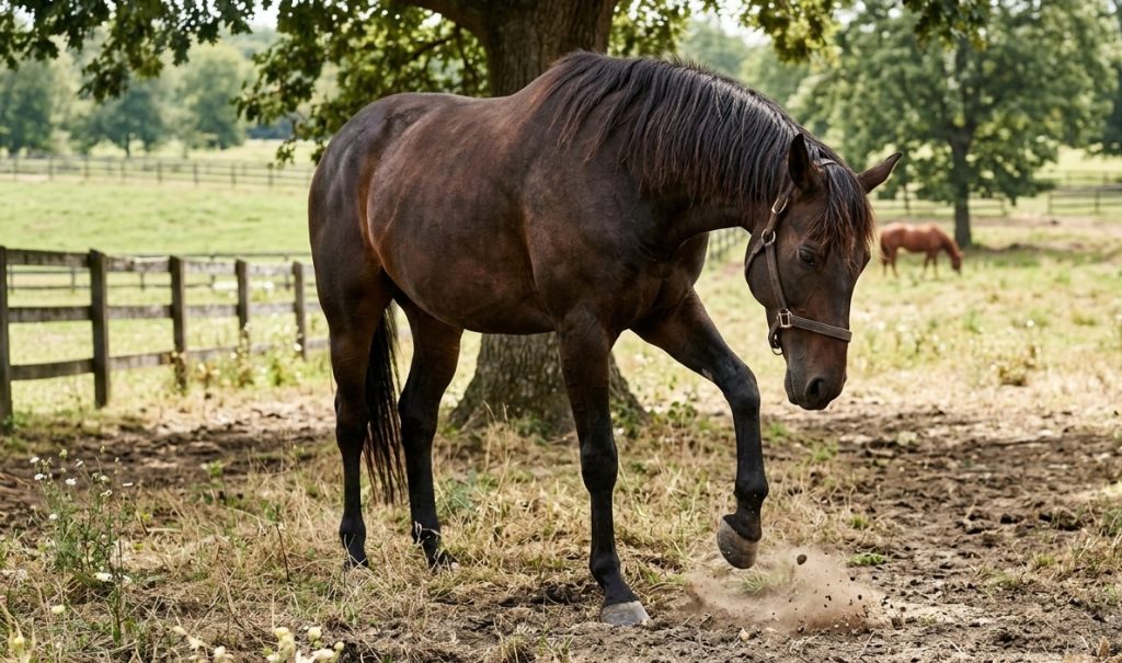 What Does It Mean When A Horse Stomps His Foot