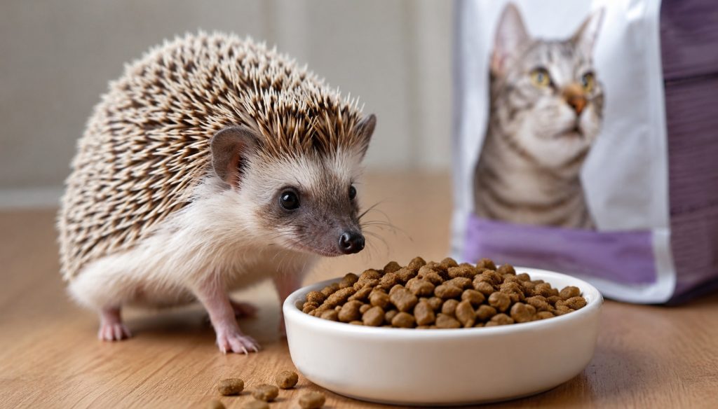 Can Hedgehogs Eat Cat Food?
