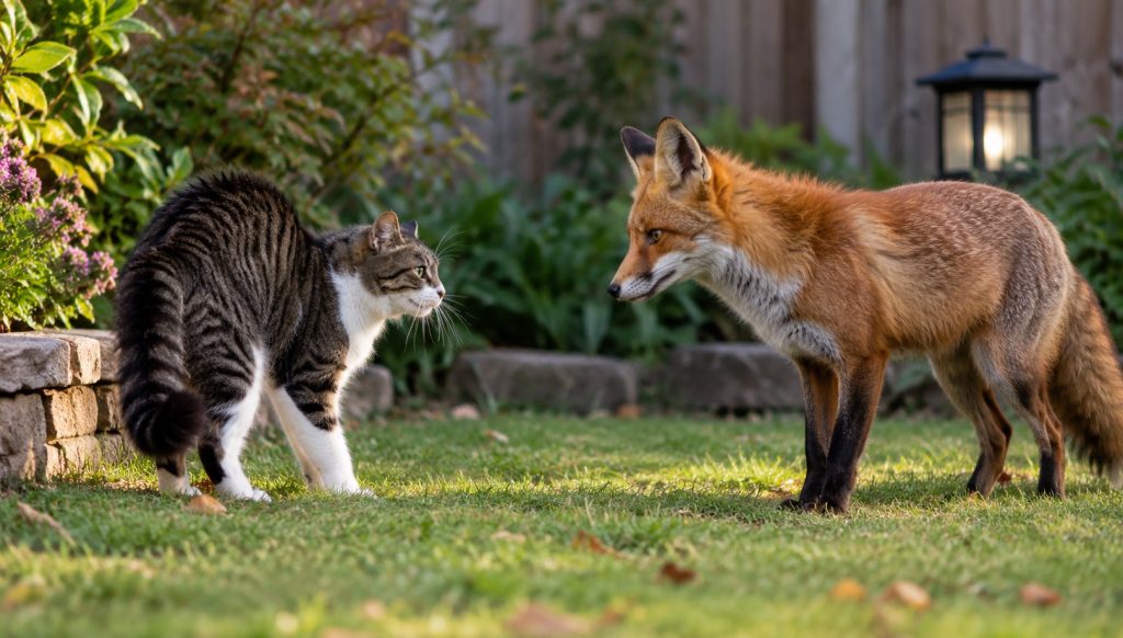 Are Foxes Dangerous to Outdoor Cats
