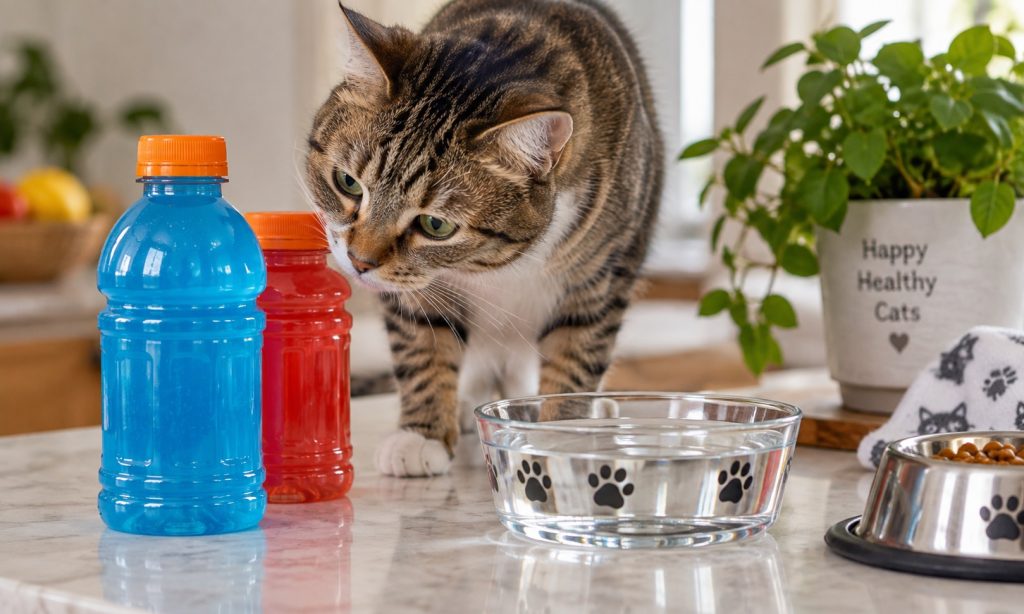 Can Cats Drink Sports Drinks