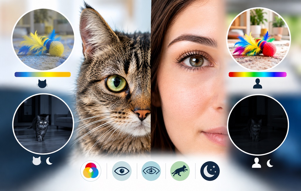 How Does Cat Vision Compare With Human Vision