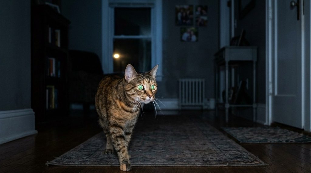 How Good Is a Cat's Night Vision?