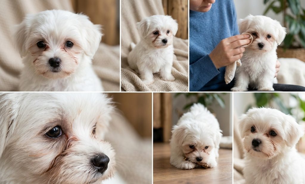 What Causes Dark Eye Stains In Maltese Puppies