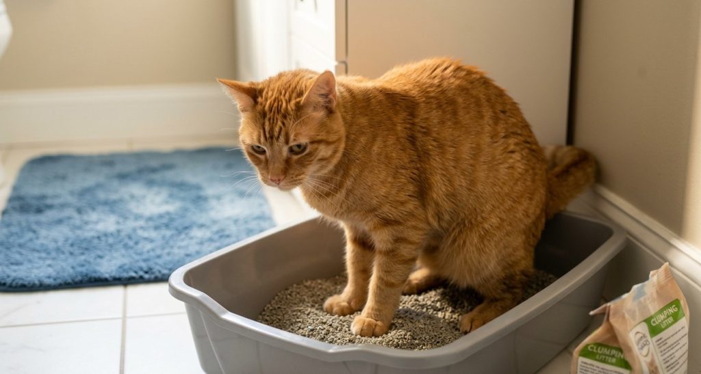 Why Is My Cat Straining to Poop?
