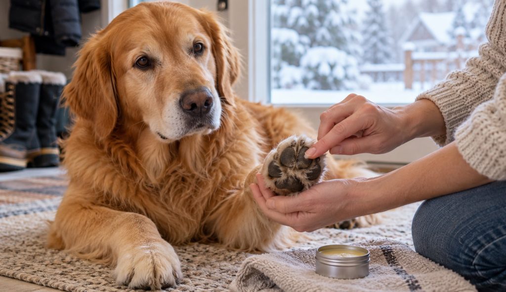 How to choose the right paw balm for dogs in winter
