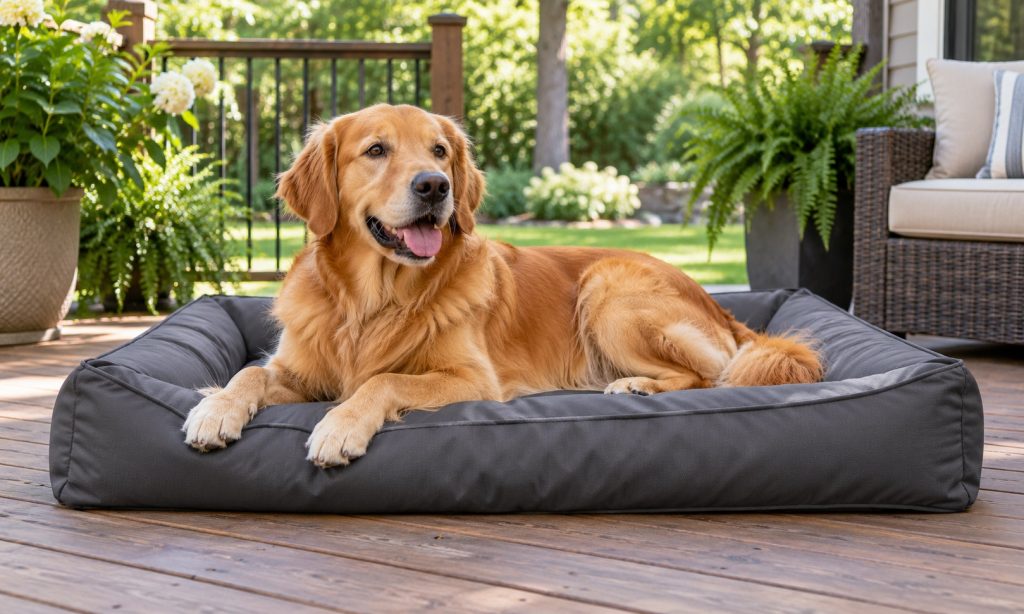 How to choose the right waterproof dog bed for outdoor use