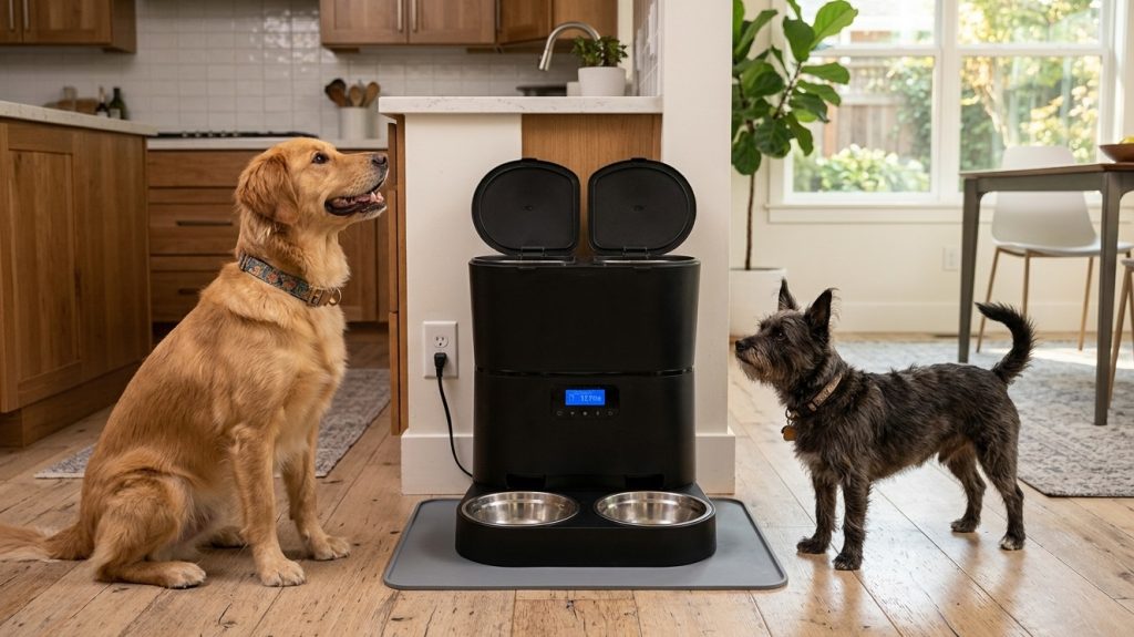 How to choose the right automatic dog feeder for two dogs