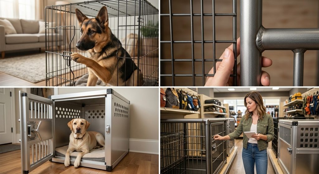 How to choose the right dog crate for escape artists