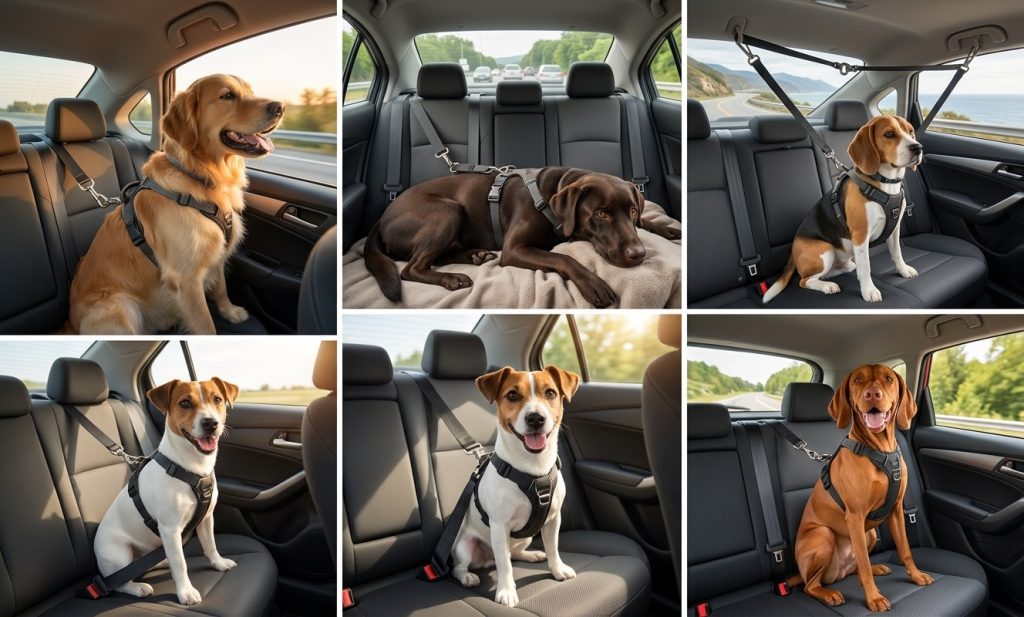 How to choose the right dog seat belt for road trips