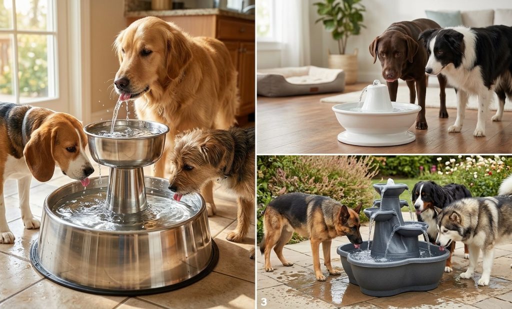 How to choose the right dog water fountain for multiple dogs