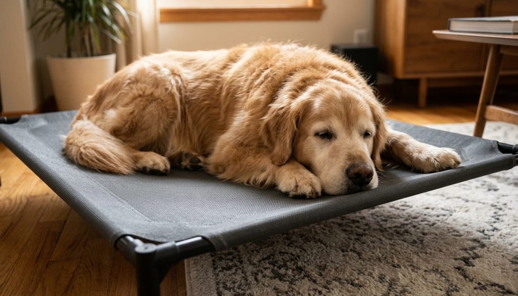 How to choose the right elevated dog bed for large dogs